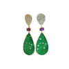 Two Pear Shapped Earrings - Image 2