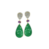 Two Pear Shapped Earrings